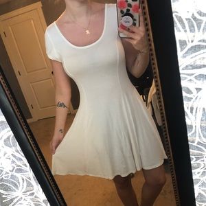 White mini dress
